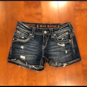 Rock Revival Denim Jean Shorts